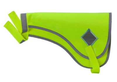 NKD Hundeweste Hundemantel reflektierend mit Reflektoren gelb NEU mit Etikett