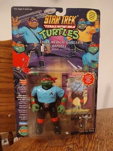 TMNT 1994 CHIEF MEDICAL OFFICER RAPHAEL MIT SAMMLERKARTE MOC! (SILBER SAIS) - Bild 1 von 12