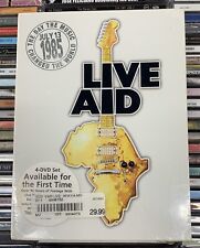 Live Aid 1985 DVD 4 Disc Set FACTORY SEALED Queen Bowie Neil Young Petty Ozzy