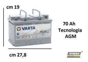 E39 Batteria AGM Varta 70Ah 760 A Positivo Destra L03 B13 570901076 - Bild 1 von 8