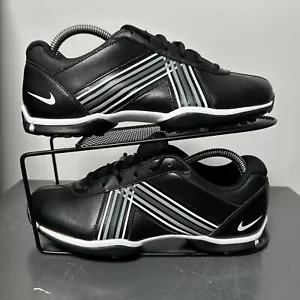 Zapatos de golf Nike Delight para mujer talla US 7W negros tachuelas deportivas con cordones 549582-001 - Imagen 1 de 9