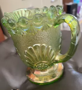 Carnival Glass Westmoreland Shell and Jewels Creamer - NO Lid - Picture 1 of 11