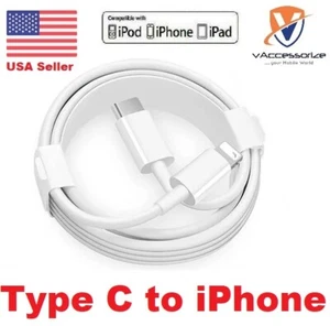 PD USB Type C Fast Charger Cable Cord for iPhone 13 12 11 Pro Max - Picture 1 of 2