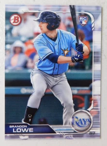2019 BOWMAN BRANDON LOWE RC BASEBALL CARD #98 TAMPA BAY RAYS   (item#H13) - Picture 1 of 2