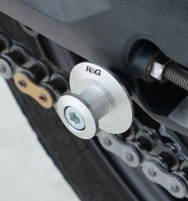 Soporte de paddock R&G bobina elevación plata (M10) Kawasaki ZRX1200 2001 - 2007 Foto 1 de 4