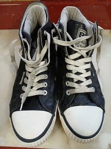 Zapatillas altas BK British Knights Roco PU y lona talla 11 Reino Unido para hombre vintage - Imagen 1 de 23
