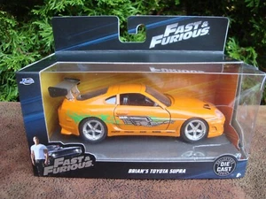 Coche fundido a presión Fast & Furious Brian's Toyota Supra escala 1:32 de Jada (2017) - Imagen 1 de 9