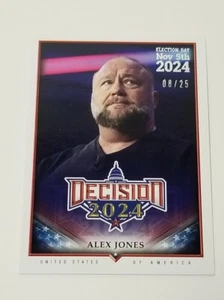 2024 Decisione Alex Jones Giorno delle Elezioni Parallelo #8/25 - Foto 1 di 3