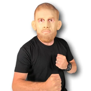 Conor McGregor Mask Notorious Ireland Cage Fighter Gypsy King Latex Accessory - Picture 1 of 8