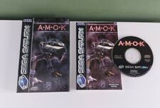 AMOK - Sega Saturn Game - PAL - Complete Manual