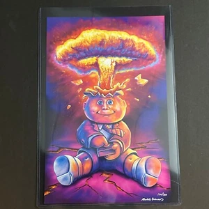 PÓSTER FIRMADO MICHAEL BARNARD ADAM BOMBA 190/300 - Imagen 1 de 1
