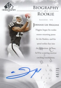 2007 SP Chirography (Upper Deck) Football Cards - Picture 1 of 43