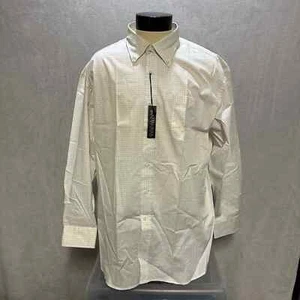 Hathaway Platinum | NWT Men’s Long Sleeve Dress Shirt | 2XL | White - Picture 1 of 8