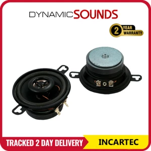 InCarTec SPK-087CX 87mm (3.5 inch) 4ohm, 80W 2-Way Car Coaxial Speakers (PAIR) - Picture 1 of 2
