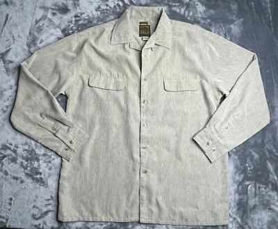 Camisa masculina tamanho grande BRUNO microfibra verde projetada na Itália manga longa - Imagem 1 de 4