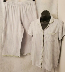 Simply Basic Womens Sleep Lounge Set Size L Large 12/14 Blue Green - Picture 1 of 7