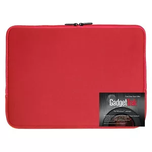 Rot 15 15,6 Zoll Neopren Laptop Hülle Tasche Tragetasche wasserdicht NEU - Bild 1 von 3
