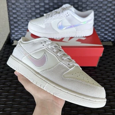 NIKE Dunk Low Iridiscent Swoosh - Hombre 10.5 / Mujer 12 Foto 1 de 4