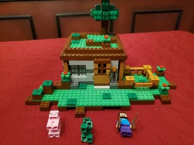 LEGO Minecraft 21114 21115 21116 La Granja Primera Noche Caja de Artesanía V1 Completa Foto 1 de 4
