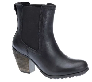 Harley Davidson D83965 - Damen Dearden 8" (M) schwarz Leder Motorradstiefel - Bild 1 von 4