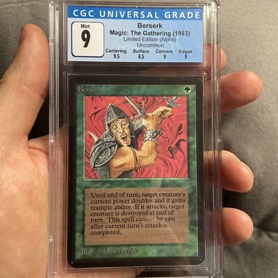 Berserk MTG Alpha graded Mint 9 CGC - Image 1 of 4