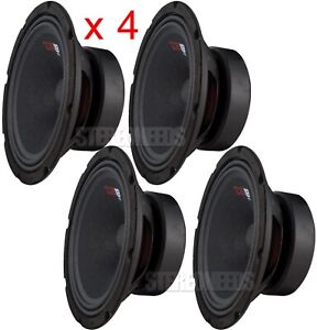 4 DS18 PRO-GM8 8" 2320W Midrange Loudspeakers 8 Ohm Pro Audio Speakers Mid Bass