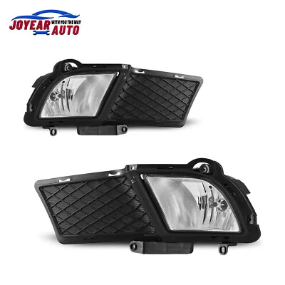 Fog Lights for 2010-2012 Kia Forte Sedan Black Clear Projectors Driving Lamps - Image 1 of 4