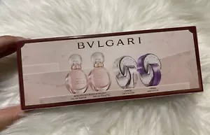 Bvlgari Miniature 4 Piece Perfume Gift Set Rose Goldea & Omnia Crystalline 5mlx4 - Picture 1 of 2