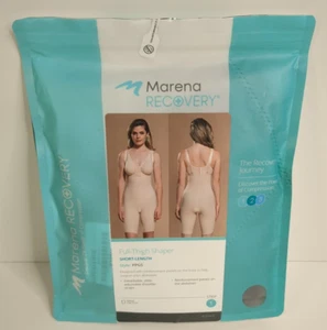Marena Recovery Compression Full-Thigh Shaper Style: PPGS Short Length L Black - Picture 1 of 8