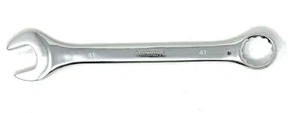 JRSDRIVE Jumbo Combination Wrench 1 piece Metric 41mm 12 point CRV Chrome Finish - Picture 1 of 5