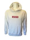 Levis small mens hoodie White