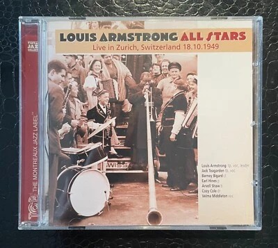 LOUIS ARMSTRONG & His All-Stars Live In Zurich, Switzerland 18.10.1949 EarlHines Foto 1 de 3