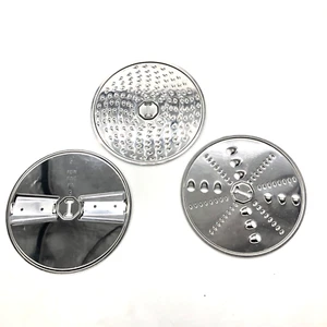 Set of 3 Bosch Universal Plus Mixer 800W Replacement Shredding Slicing Disks - Picture 1 of 7