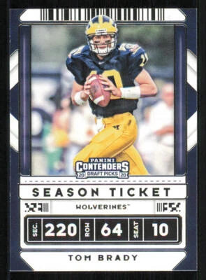 2020 Panini Contenders Draft Picks #97 Tom Brady - Image 1 of 2