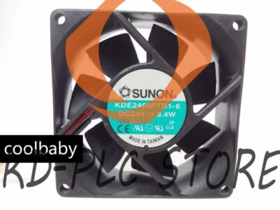 New SUNON KDE2408PTB1-6 DC 24V 3.4W server cooling fan 80x80x25mm 80mm wholesale - Image 1 of 2