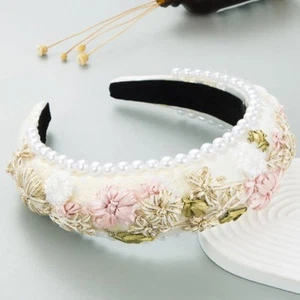 Beautiful Embroidered Headband - Picture 1 of 2