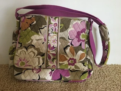 Bolsa de pañales para bebé Vera Bradley Messenger Portobello Road Foto 1 de 4