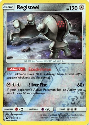 Registeel 96/168 - REVERSE HOLO - SM - Celestial Storm - LP - Image 1 of 2