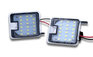 1Pair Side Mirror Puddle Lights LED For Ford C-Max Mondeo Kuga Escape Focus H - Picture 1 of 7