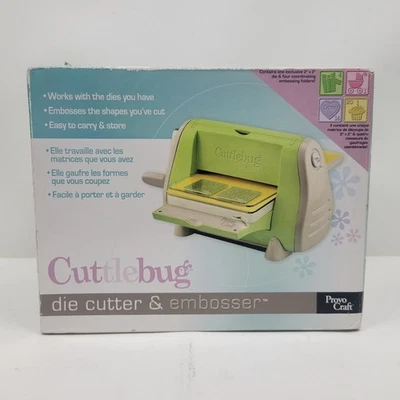 Cuttlebug Die Cutter & Embossing Machine & Embosser Provo Craft (New in Box) - Photo 1/4
