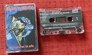IRON MAIDEN - UK CASSETTE TAPE - NO PRAYER FOR THE DYING - Picture 1 of 6