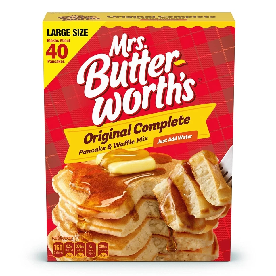 Mrs. Butterworth Complete Pancake Mix 32oz. Full Case Pack 12 / 32oz.
