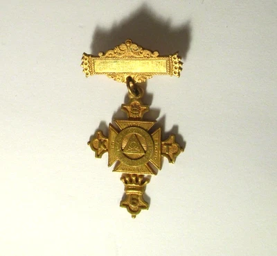 Nueva Medalla Caballeros Templarios Comandancia Palestina Londres Connecticut Foto 1 de 3