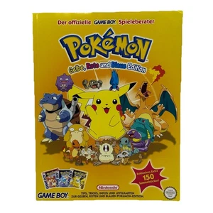 Pokémon Gelbe, Rote, Blaue Edition Spieleberater Lösungsbuch GameBoy - NEU✅ - Bild 1 von 5