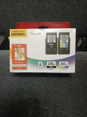 Canon Pixma Ink Combo Pack 240XL Black  and 241XL Color  - Image 1 of 4
