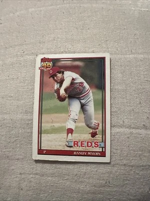 1991 Topps - Randy Myers #780 15 derrotas en su carrera Foto 1 de 2