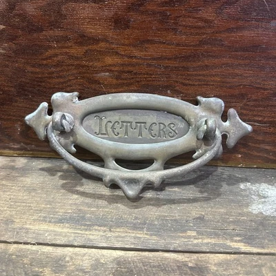 Door Brass Letter Slot Knocker Vintage Used Style 2 - image 1 of 4