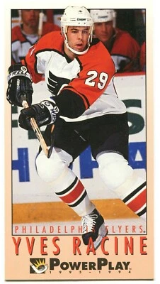 1993-94 Fleer PowerPlay #406 Yves Racine Philadelphia Flyers - Image 1 of 2