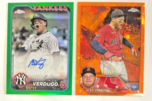 2023 Topps Chrome Sapphire Edition Orange Ice #146 SP Alex Verdugo /25 - Picture 1 of 4