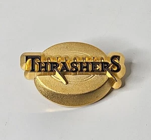 Atlanta Thrashers NHL Hockey Pin Metal Lapel Hat Pinback Gold Tone - Picture 1 of 5